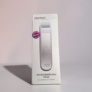StackedSkincare Microneedling Tool For Home Use Plumps and Firms Skin NIB